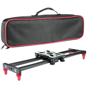 VGEET nuovo pro 40 centimetri in fibra di carbonio portatile video camera traccia slider dolly per dslr <span class=keywords><strong>canon</strong></span> nikon videocamere - Product Image 2