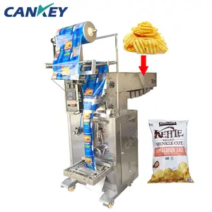 Máquina automática de embalaje de patatas fritas, embalaje a pequeña escala CK-LD320