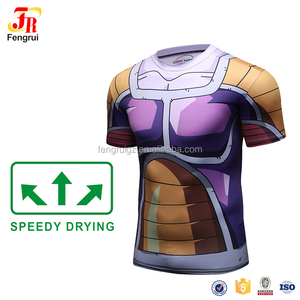 Marvel anime japonés <span class=keywords><strong>Dragon</strong></span> <span class=keywords><strong>Ball</strong></span> Z <span class=keywords><strong>Super</strong></span> Saiyan cute Kid Goku 3D DBZ camisetas Compression fitness camisetas - Product Image 5