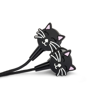 Mejor oferta de dibujos animados auricular auriculares en la oreja de gato lindo animal auriculares - Product Image 4