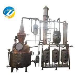 200L, 300L, 500L, 1000L cobre equipo de destilación de alcohol/destilador/alta calidad