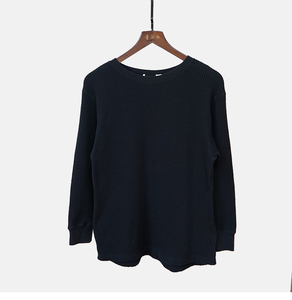 Conjunto de Ropa Interior Térmica de Algodón 100% Suave para <span class=keywords><strong>Mujer</strong></span>, Estilo Waffle, Color Sólido, para Invierno - Product Image 2