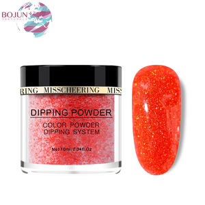 personnalisé dip couleur facile rapide holographique en gros série ongle acrylique plongeant la poudre de pigment - Product Image 3