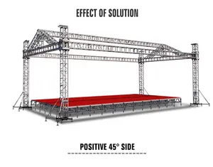 Line Array Fase Superior Do Telhado Da Barraca de Acampamento de Alumínio Do Partido Do evento Exposição Truss roof top tenda