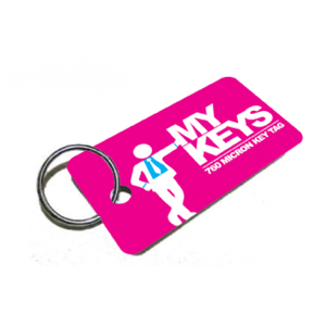 Custom Color and Logo Promotional Keychains & Carabiners Plastic Key Tag for Key Holder Usage Scenarios