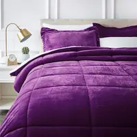 Hot Bán Sản Phẩm Thời Trang Nhung Bộ Đồ Giường, Mật Độ Cao Sợi Nhỏ Comforter Set