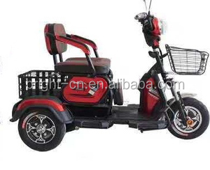 Scooter électrique à 3 roues certifié EN15195, 48 V, carrosserie ouverte, motorisé, 1000 W, vélo cargo à trois roues pour personnes handicapées, EEC - Product Image 2