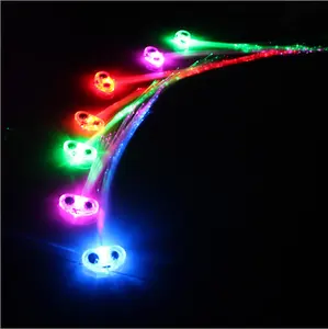 (Low Price) Promotional Flashing Party Product Light Up Led Hair Light, 2023 New Led Light Hair Product, LED Hair for Party