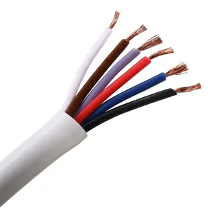 Chinese Product 6 core tinned copper 7x0.20mm2 24AWG Alarm PVC Cable