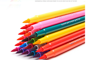 Venta al por mayor de amazon Venta caliente no tóxico, sin olor 48 colores de agua color cepillo pluma pincel para <span class=keywords><strong>arter</strong></span> o niños - Product Image 4