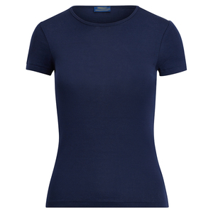De algodón de manga corta de cuello redondo de <span class=keywords><strong>mujer</strong></span> básica vestido de Slim Fit <span class=keywords><strong>camiseta</strong></span> en blanco personalizado - Product Image 3