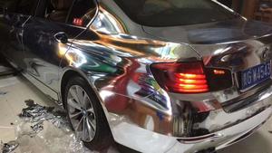 <span class=keywords><strong>Pellicola</strong></span> autoadesiva dell'involucro dell'automobile del cromo dello <span class=keywords><strong>specchio</strong></span> di 1.52*18M con la bolla di aria libera - Product Image 2