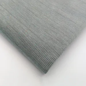 Knitted Silver Fiber EMF Shield Clothing Radiation Protection Fabric Materials For Curtains