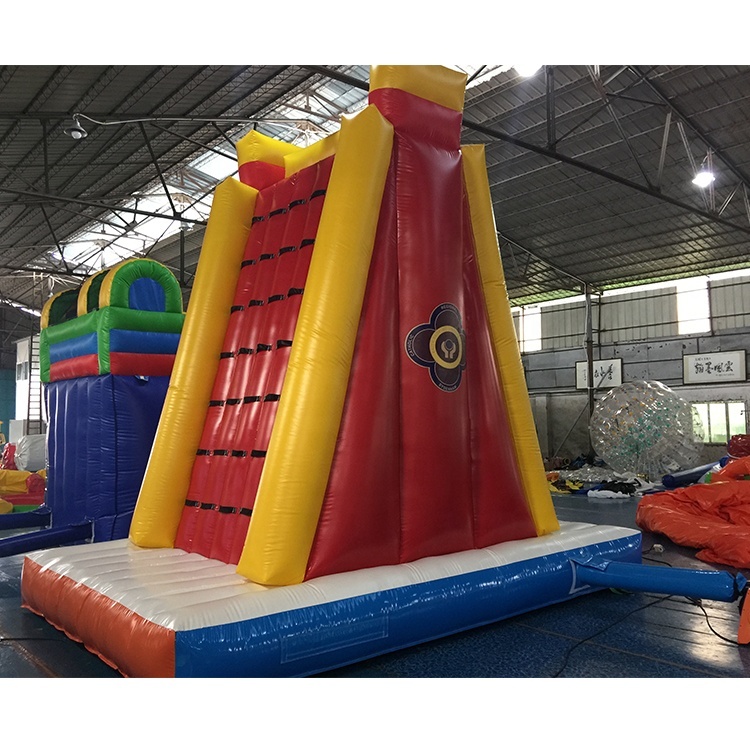 Tour de mur gonflable d'escalade de jeu d'enfants de taille adaptée aux besoins du client