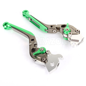 Cnc réglable extensible plié embrayage leviers de frein pour <span class=keywords><strong>KAWASAKI</strong></span> Z750 ZRX1100 <span class=keywords><strong>ZZR</strong></span> 1100 <span class=keywords><strong>1200</strong></span> VN 1500 1600 ZZR1400 er - er - - Product Image 2