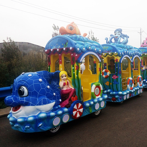Amusement sûr Océan Enfants Train Sans Rail <span class=keywords><strong>Parc</strong></span> D'attractions Manèges <span class=keywords><strong>dauphin</strong></span> kiddie train - Product Image 6