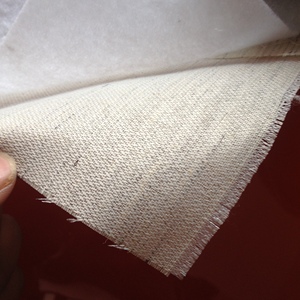 100% poliéster traje de pecho ling lona entretela <span class=keywords><strong>tela</strong></span> no tejida Guata de pecho de entretela traje interlining - Product Image 6