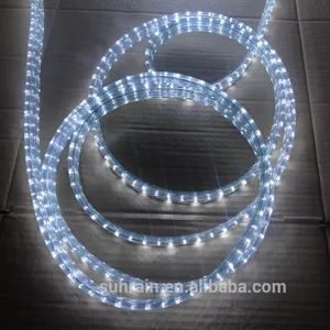 Flat 4 Wires 120V Ceiling Lighting Garden Spot Light Decoration Multicolor LED Rope Light