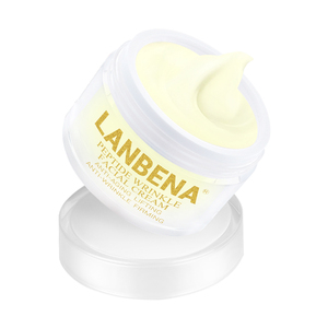 LANBENA la piel reafirmante solucionar péptido antiarrugas crema facial - Product Image 3