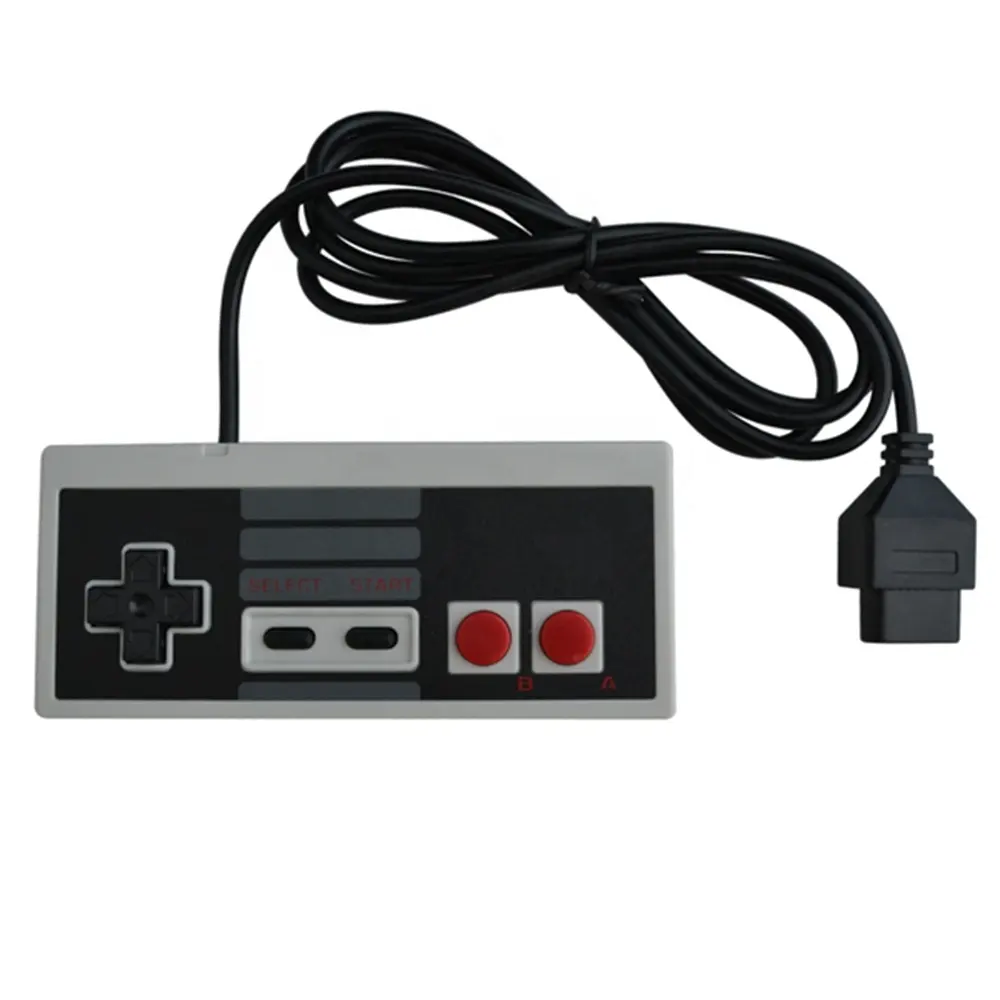 नि: शुल्क शिपिंग रेट्रो 8 बिट गेमिंग खेल वायर्ड जॉयस्टिक Gamepad Joypad के लिए NES नियंत्रक