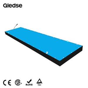 2022 Đen Tùy Chỉnh Lớn Pendant Chandelier Hiện Đại Trần Backlit Bảng Điều Chỉnh Ánh Sáng - Product Image 3