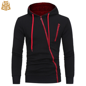 De <span class=keywords><strong>dos</strong></span> cremalleras <span class=keywords><strong>gimnasio</strong></span> Sudadera con capucha Cool Zip Sudadera con capucha para los hombres - Product Image 5