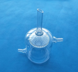 100 ~ 2000Ml Double Wall Tempering Jacketed กรอง Buchner ช่องทางเจาะแผ่น - Product Image 1