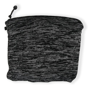 Buena calidad de moda suave cremallera infinito bufanda de las mujeres niñas invierno cálido bolsillo negro bufanda - Product Image 6