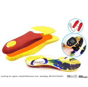 Remote battery heated insoles <span class=keywords><strong>for</strong></span> skiing, sailing, ice fishing, cycling, hunting and <span class=keywords><strong>the</strong></span> racket - Product Image 1