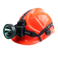 Lampe frontale LED rechargeable la moins chère d'usine, lampe de mineur/lampe de casque de sécurité