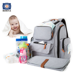 2018 <span class=keywords><strong>mamá</strong></span> bebé mochila bolsas de pañales con cambio Mat - Product Image 1
