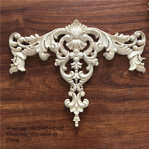 Ornements de <span class=keywords><strong>porte</strong></span> anciens Appliques en bois Onlays Décoration de meubles en bois Onlays - Product Image 5