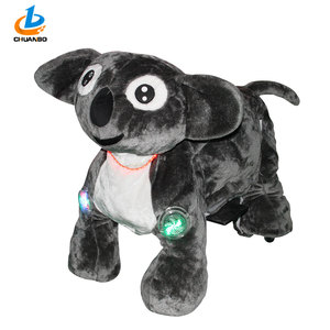 Monnayeur électrique en peluche animal jouet voiture à monnayeur tour d'animal - Product Image 6