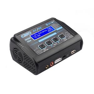 Cargador Rápido de Baterías Lipo HTRC C150 150W 10A con QC1.0 para Baterías LiPo/LiFe/Li-ion/LiHV/NiCd/NiMh/Pb (Negro, Resistente al Fuego, Material PC) - Product Image 1