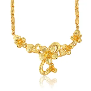 Xuping 24 к кольцо с золотым покрытием кулон ожерелье для женщин al por mayor, Китай (материк) joyeria bisuteria