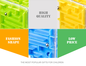 3D Cube puzzle juego plástico rodando Bola de mármol juguete niños Juego de <span class=keywords><strong>laberintos</strong></span> - Product Image 3