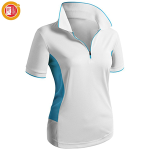 <span class=keywords><strong>Polo</strong></span> de golf sec fit <span class=keywords><strong>blanc</strong></span> coton logo personnalisé femmes <span class=keywords><strong>polo</strong></span> chemise - Product Image 4
