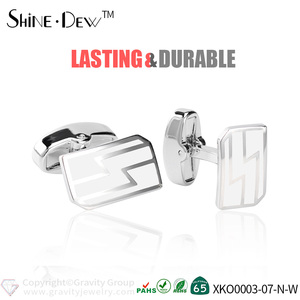 Grabar cepillo de acero inoxidable de plata esterlina en blanco de juegos y gemelos personalizados - Product Image 2