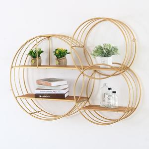 modern nordic Eco-friendly Creative Wall Mount <strong>Shelf</strong> Storage Organizer Book Flower Corner Decor Bedside Kitchen <strong>Wood</strong> <strong>Floating</strong> - Product Image 2