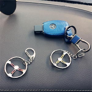 Werbe geschenk Auto Lenkrad Schlüssel bund mit Logo - Product Image 4