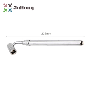 10-150 psi Jauge d'air à tête pivotante à grand alésage Jauges de pression des pneus Tige en laiton chromé Glissière en aluminium/Glissière en nylon 1000 <span class=keywords><strong>Kpa</strong></span> - Product Image 6