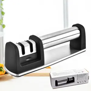 Aiguiseur de couteaux en tungstène, polyester, Design, à 2 étages - Product Image 1