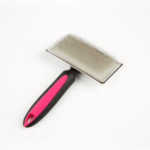 Spazzola dell'animale domestico del silicone come si è visto in <span class=keywords><strong>tv</strong></span> prodotto in acciaio <span class=keywords><strong>dog</strong></span> grooming pettine - Product Image 4