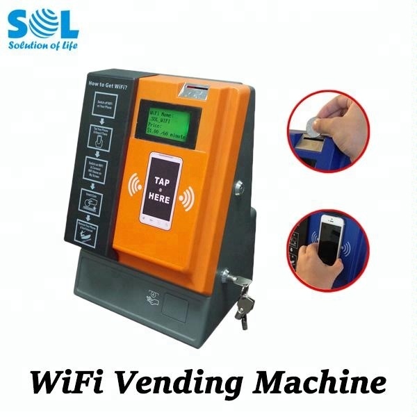 Monnayeur 24 Heures de Libre-Service WiFi Automatique Distributeur Automatique