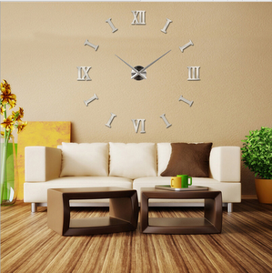 Moda FAI <span class=keywords><strong>DA</strong></span> TE In Argento Acrilico sticker designer sveglia orologio <span class=keywords><strong>da</strong></span> parete - Product Image 6