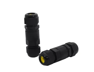 Greenway Venta caliente 2pin 3pin 4pin ip68 conector impermeable m12 conector de cable