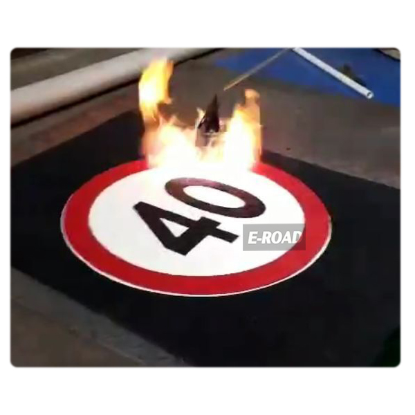 Индивидуальная термопластичная предварительно сформированная дорожная маркировочная лента