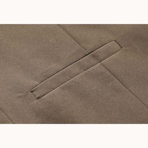 Bottoni per vestiti Slim Fit camicia formale per gli uomini Business Suit di alta qualità 3 pace Suit Mens - Product Image 6