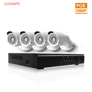 4CH POE NVR комплект 48 В Питание Камеры система Onvif P2P 1080 P HD H.264 ip-камера POE камеры системы безопасности Открытый