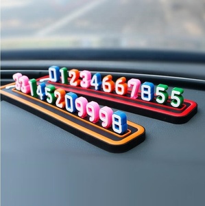 Scheda di parcheggio temporaneo per auto 4D e targa del numero di telefono per auto 4D - Product Image 4